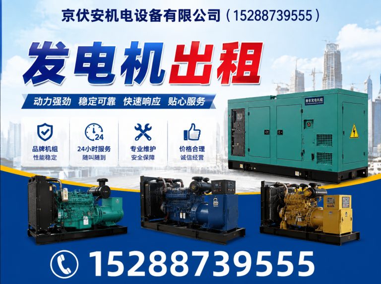 海西柴油发电机组出租展示图