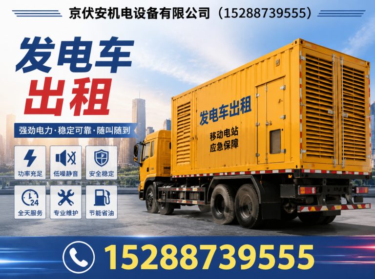 海西发电机出租展示图