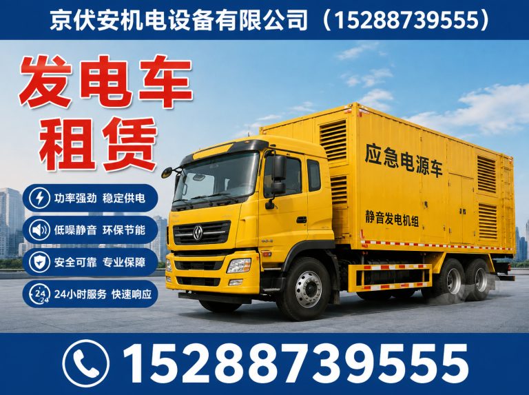 海西应急发电机出租展示图